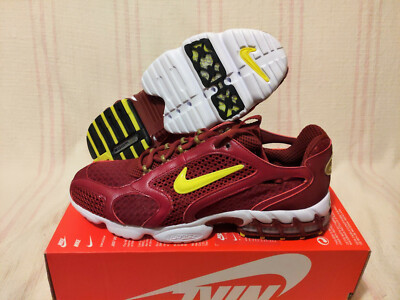 Nike Air Zoom Spiridon Cage 2 Team Red Lemon Venom Maroon CJ1288 601 Size 11.5