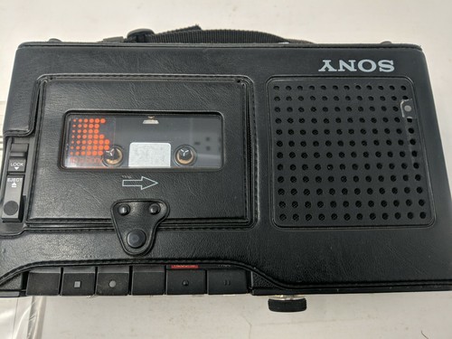 SONY TCM-5000EV VINTAGE PRO CASSETTE RECORDER W/ Case Manual Working