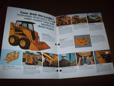 Case 1845 Hydrostatic Uni-Loader Advertising Brochure
