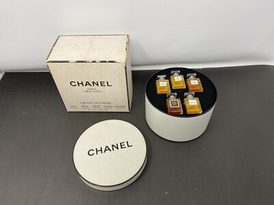 Vintage Chanel 5-Pack 3.5ml/.12 Fl Oz No. 5 19 22 Coco Allure Parfum EDP