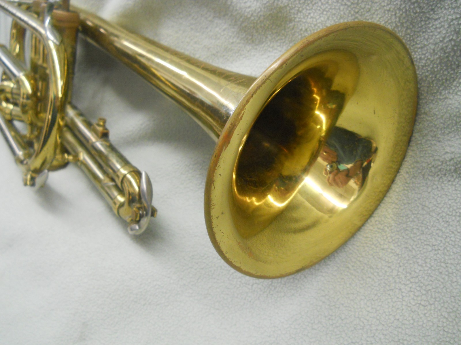 Vintage Cornet REYNOLDS MEDALIST Made in USA w/case Brass Band Jazz Instrument