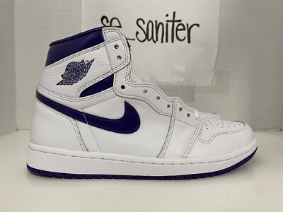 Nike Air Jordan 1 Retro High OG Court Purple White CD0461-151 Women's size 9