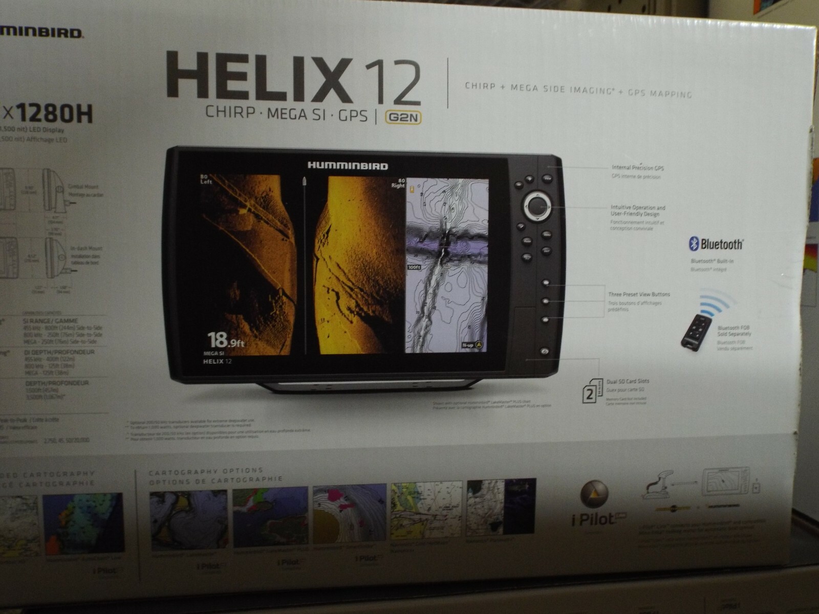 Humminbird Helix 12 Chirp SI Mega GPS G2N