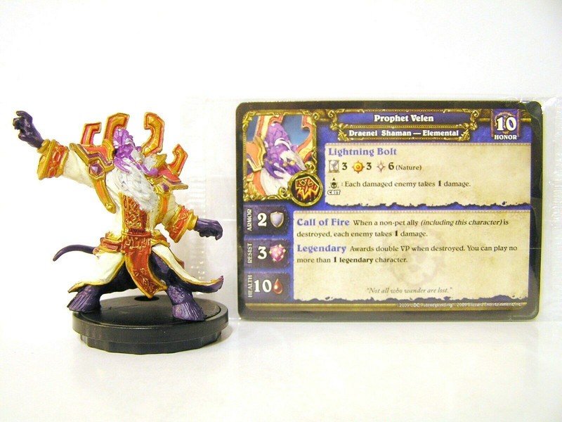 WOW WARCRAFT MINIATURES Spoils of War MINI : Prophet Velen - EPIC