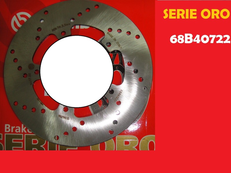Disque Frein Avant Brembo 68b40722 Piaggio Fly 2t 50 2005 2006 2007 2008
