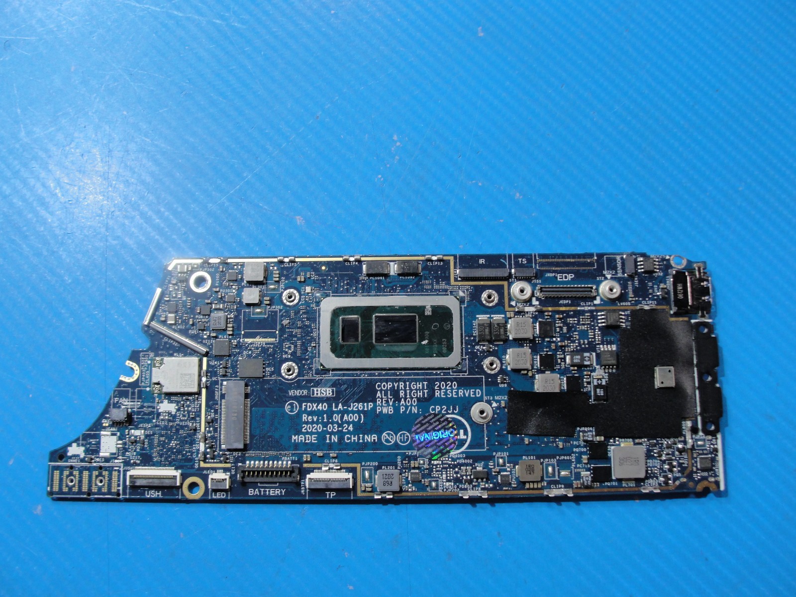 Dell Latitude 14" 7410 Intel i5-10310U 1.7GHz 16GB Motherboard 4J6CM AS IS