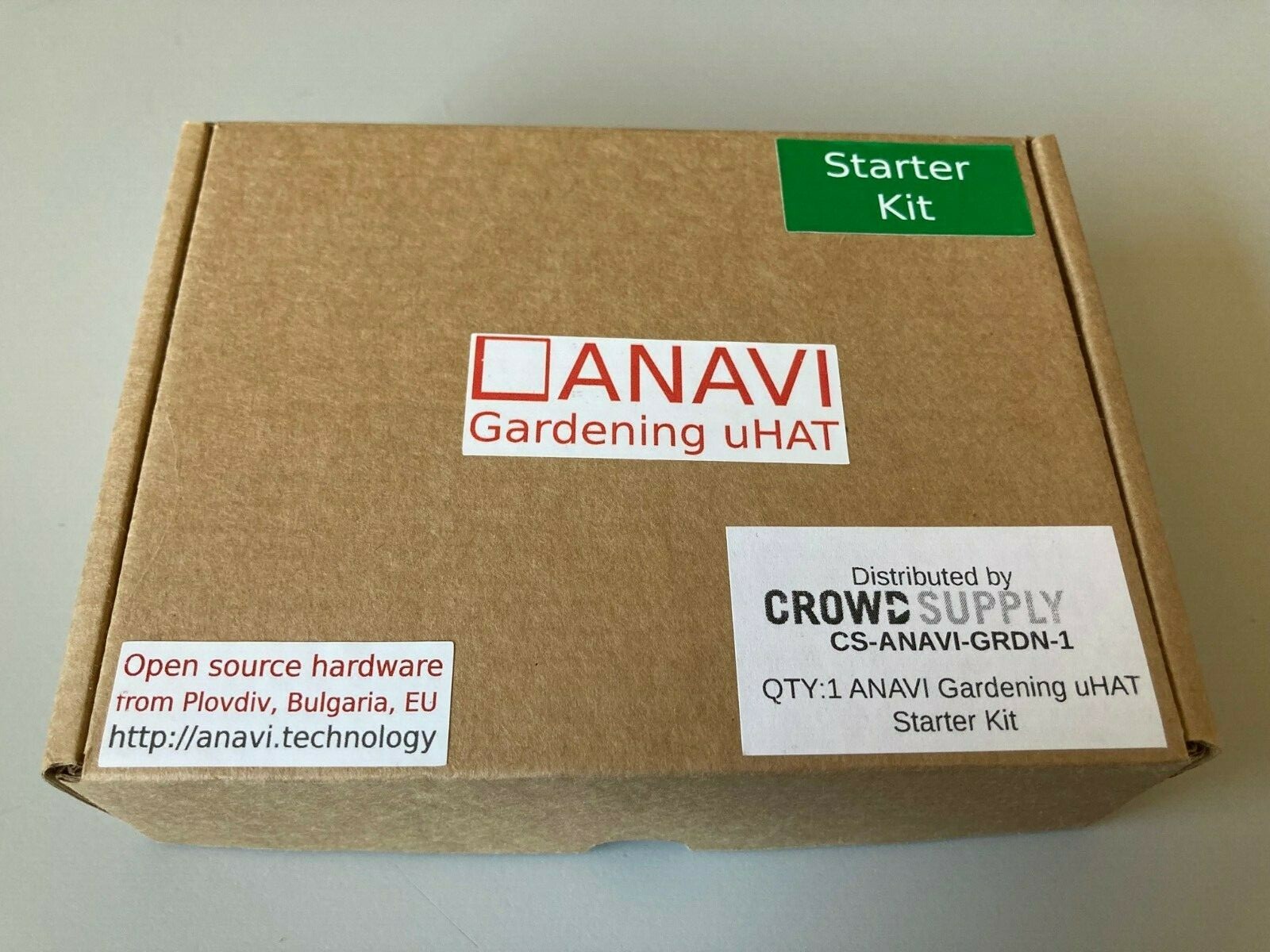 Anavi Gardening uHAT starter kit for Raspberry Pi