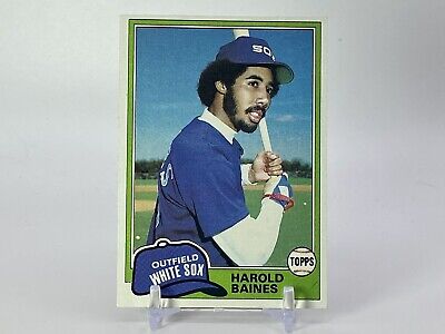 1981 Topps Harold Baines Rookie Card HOF Chicago White Sox # 347 NM