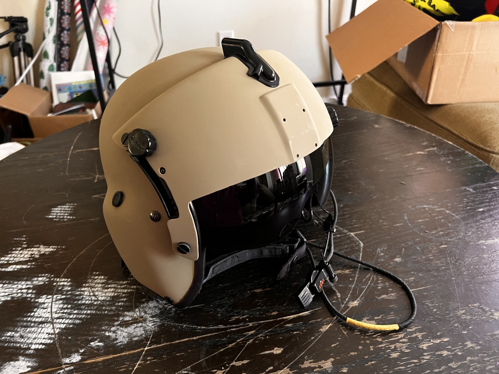 GENTEX HGU-56/P 航空ヘルメット サイズXL 付属品多数 Gentex HGU-56/P Rotary Wing Helmet System