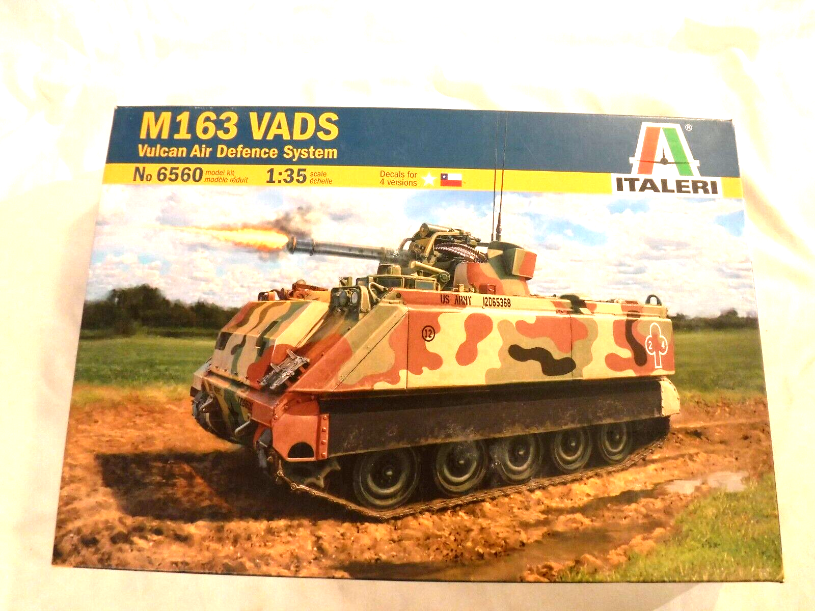 Amazon.com: Italeri M163 Vads Scale 1 : 35, Tanks : Arts