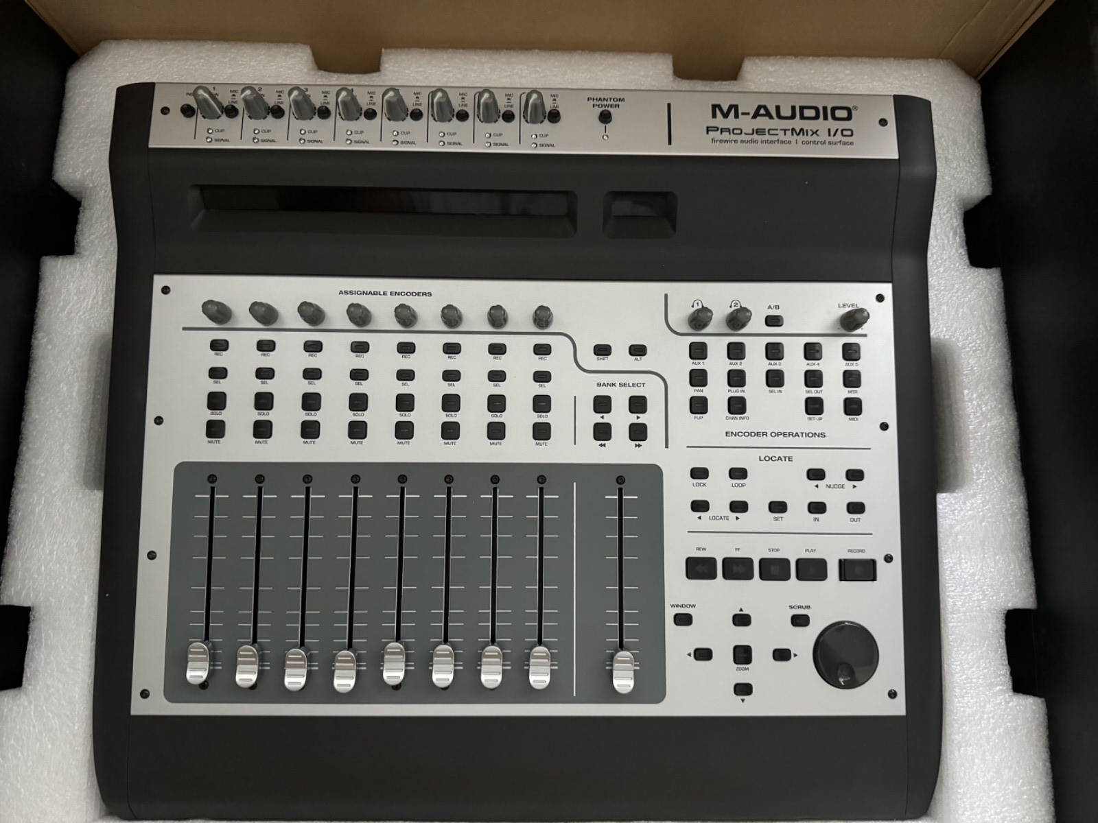 M-Audio ProjectMix I/O Firewire Audio Interface Control