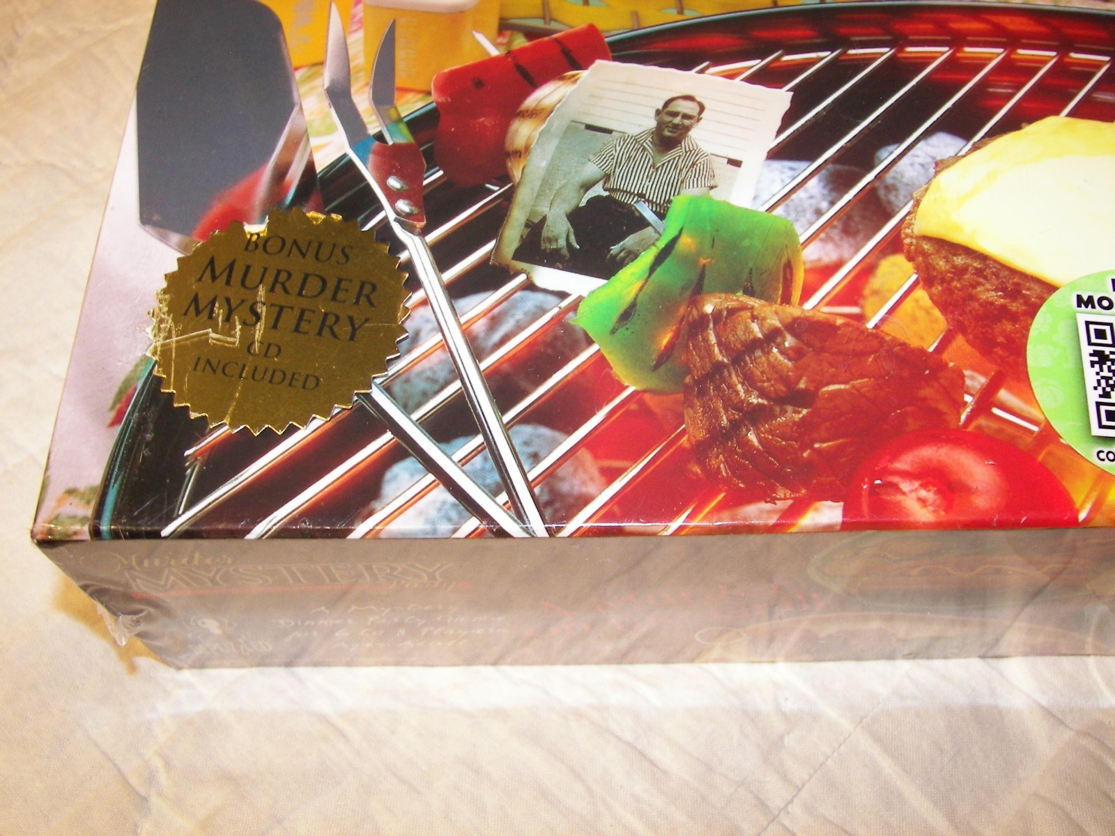 Murder Mystery Party A MURDER ON THE GRILL Dinner Party Game NEW BEPUZZLED