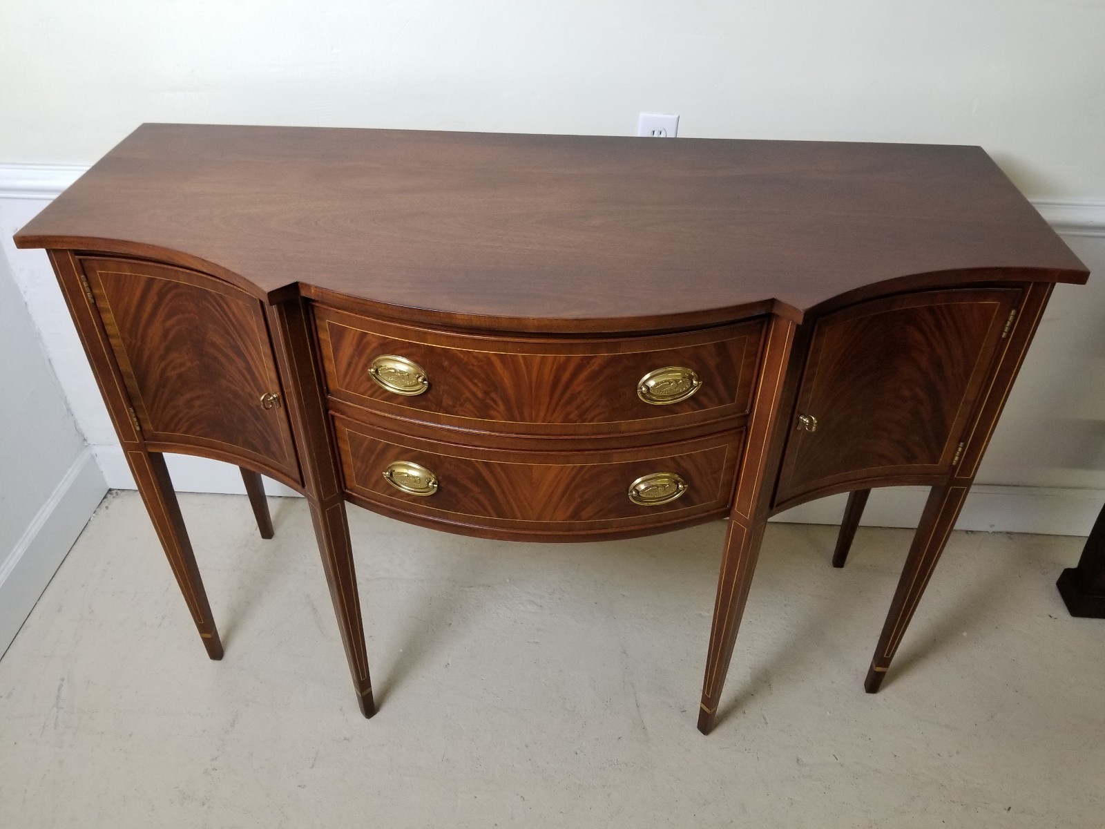 HENKEL HARRIS SERVER SIDEBOARD WITH INLAY MAHOGANY 2356