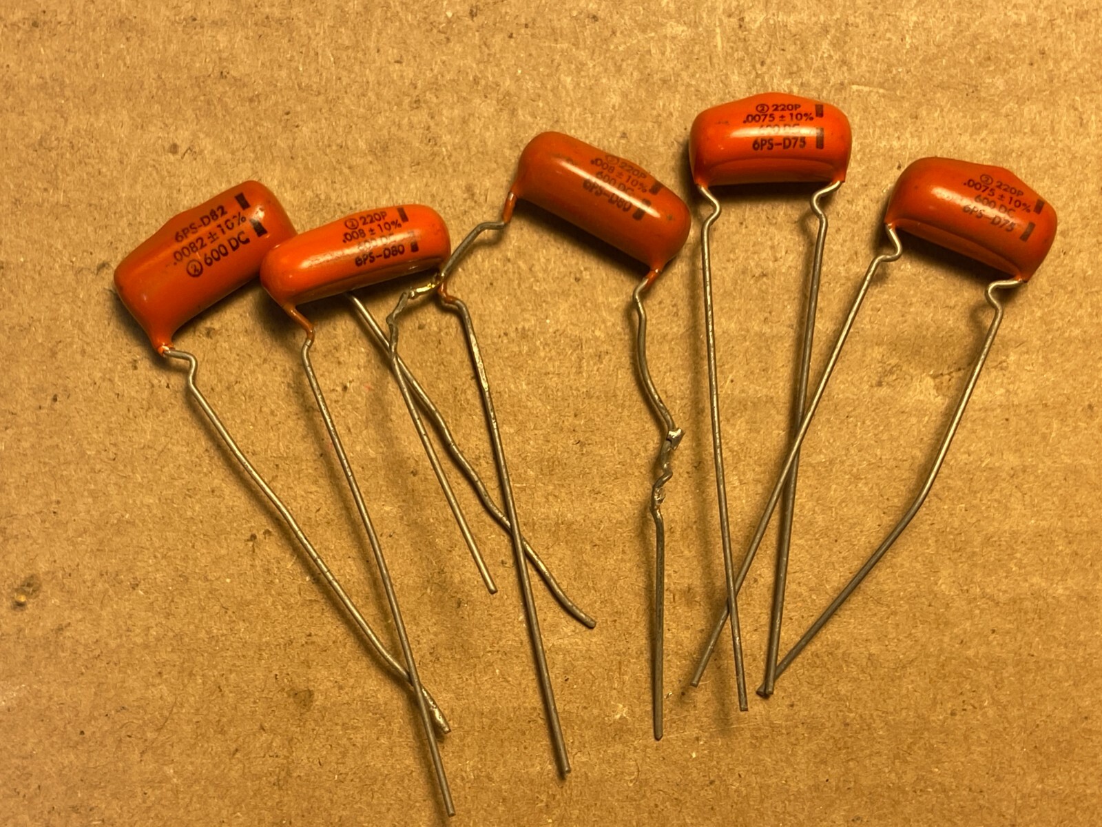 トランプ orange orange CDE Sprauge Orange Drop Tone Capacitor .047uF - 100V