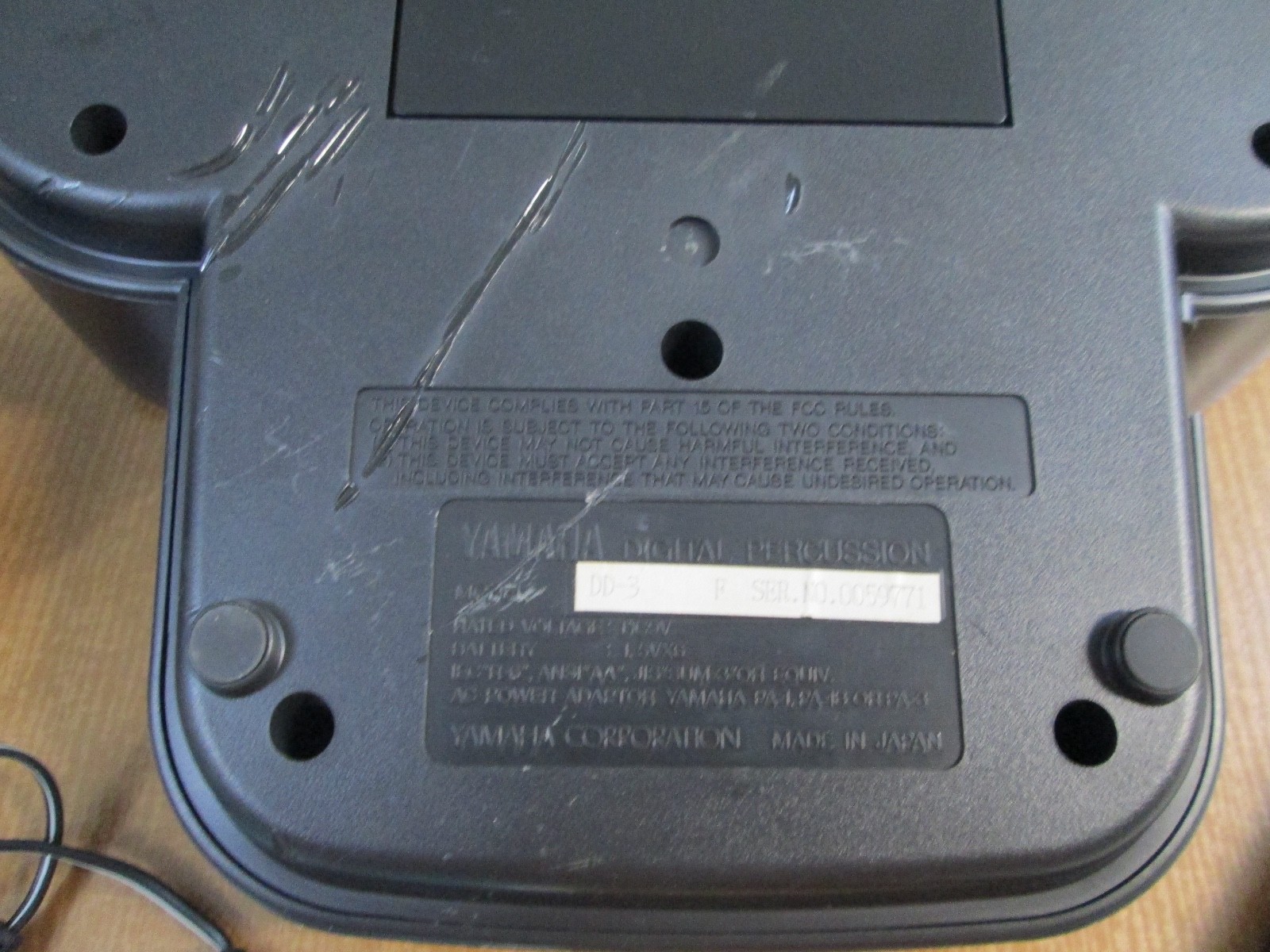 Vintage 90s Yamaha DD-3 Digital Percussion Drum Pad Instrument Toy - Works