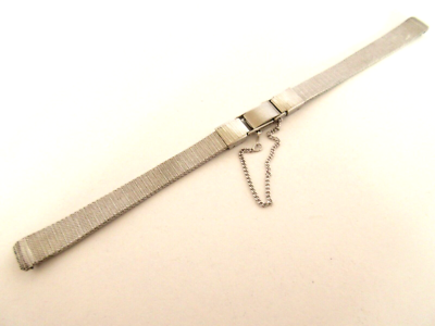 Women s Seiko Stainless Steel Watch Strap 8.5mm Fittings with Safety Chain