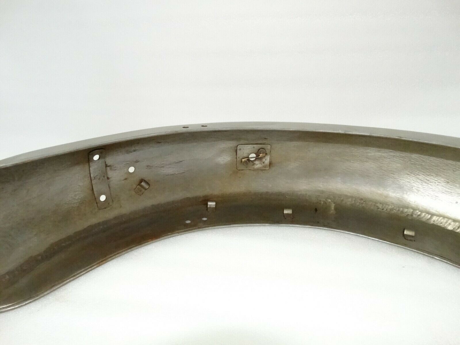 For NORTON FEATHERBED SLIMLINE REAR MUDGUARD RAW STEEL PRE-DRILLED 