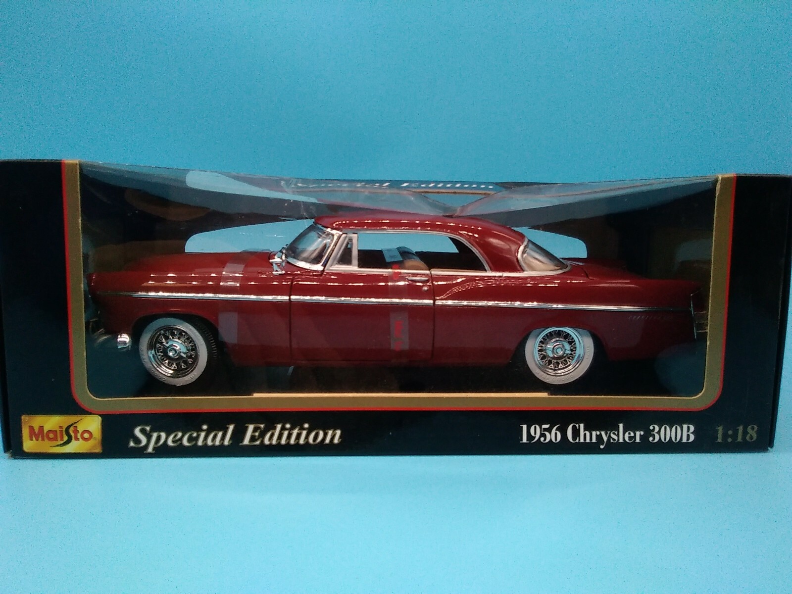 Maisto Chrysler 300B (1956) ミニカー 1956 CHRYSLER 300B.1/18TH SCALE MAISTONIB!!! | eBay