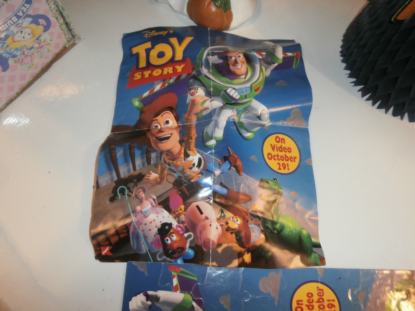 vintage toy story puzzle reversible promotion for the movie