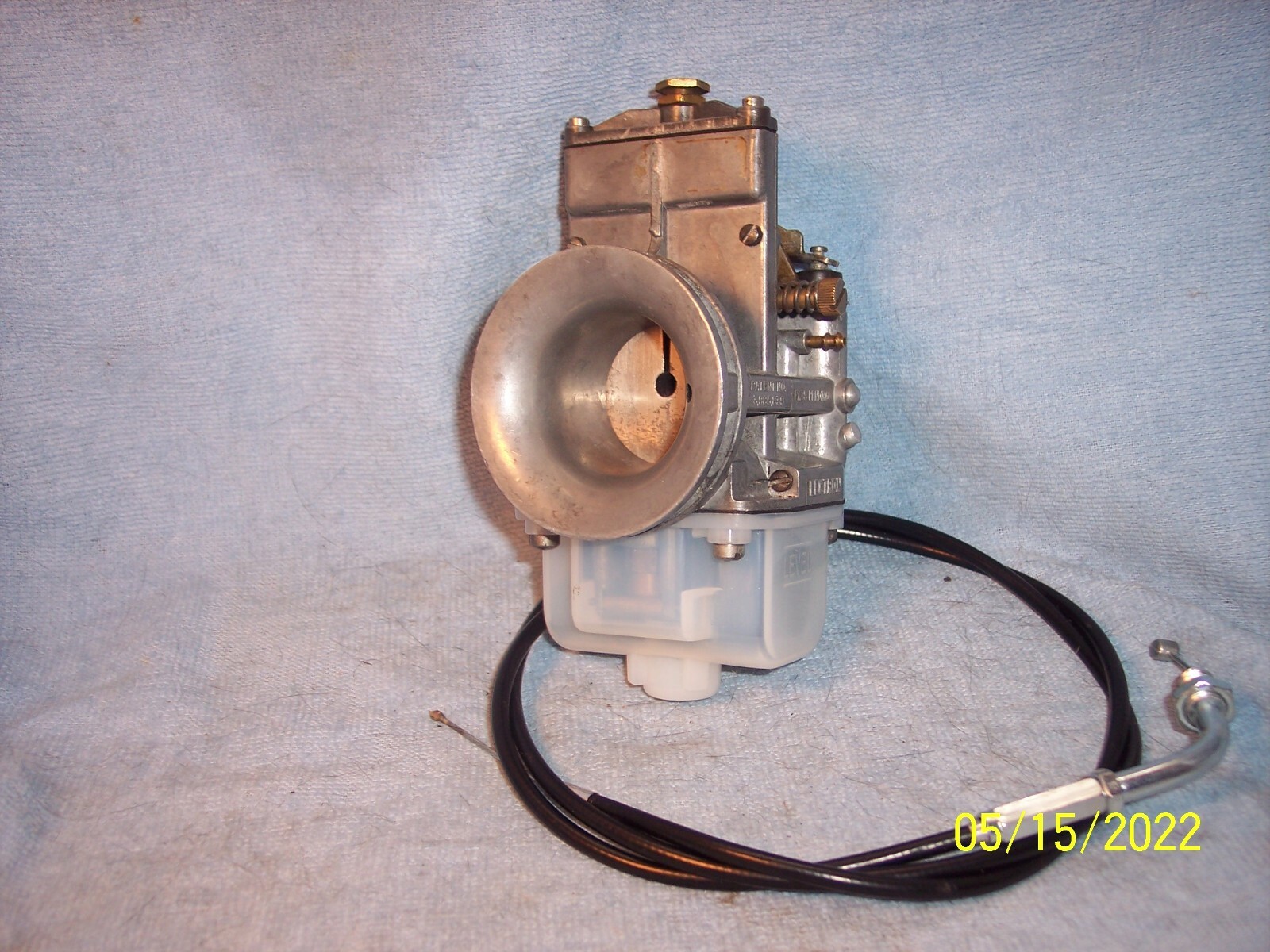 LECTRON 38 VINTAGE carburetor FLAT SLIDE,SMOOTHBORE. most 250 500 の