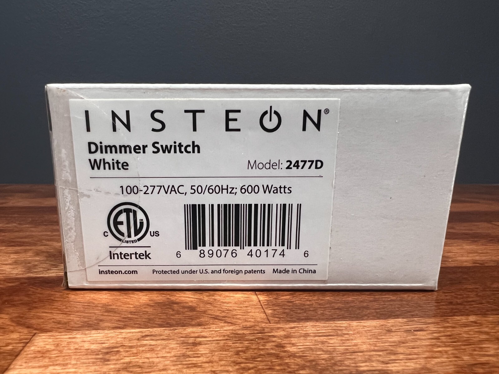 NEW Insteon 2477D 600W Dimmer Switch - White