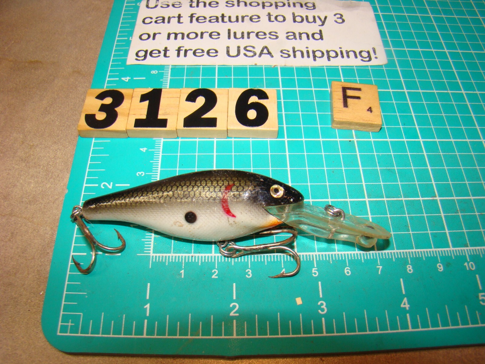 V3126 F REBEL SHAD R DOUBLE DEEP FISHING LURE | eBay V3126 F REBEL SHAD R DOUBLE DEEP FISHING LURE | eBay