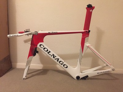 Colnago k zero carbon TT frame 54 cm TRP brakes stem and handlebars 