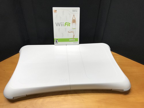 Wii Fit & Plus w/ Balance Board (Nintendo Wii, 2009) Work