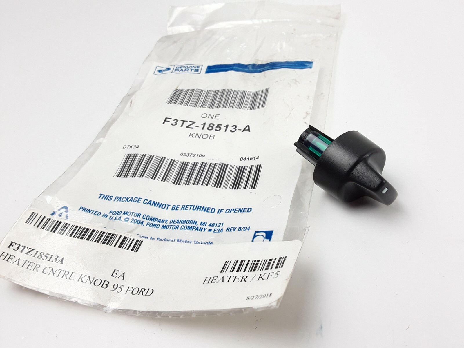 A/c Heater Control Knob Ford E150 E250 E350 Explorer Ranger 1993,1994