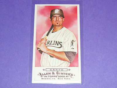 2009 Allen & Ginter JORGE CANTU #217 Bazooka Mini Variant/25 Miami MARLINS Rays