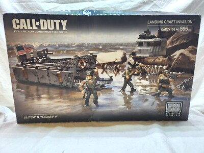 MEGA BLOKS Call of Duty Landing Craft Invasion 06829 - New sealed 595 pcs