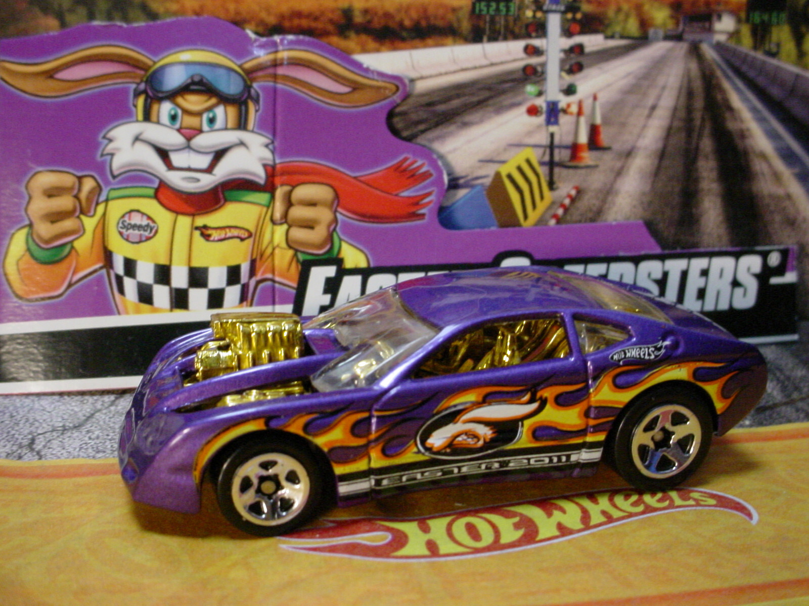 🐇 2011 Hot Wheels EASTER Rides Exclusive OVERBORED 454