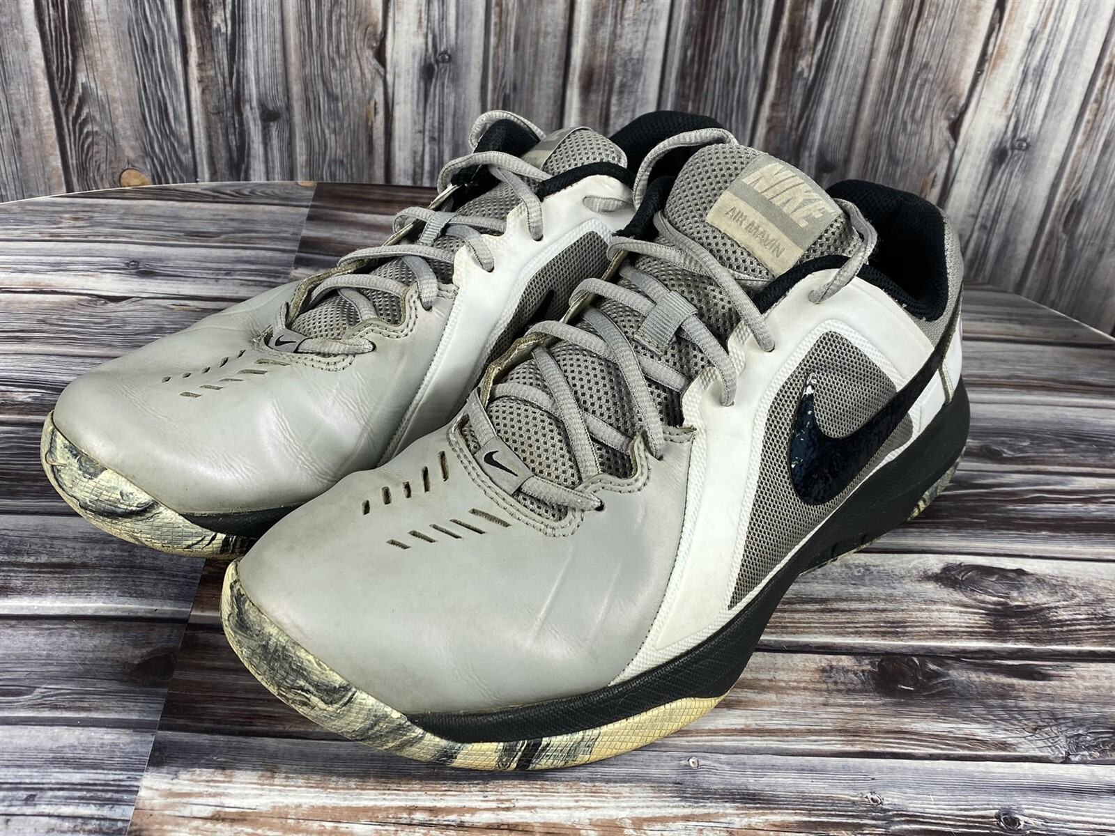 Nike Mens Air Mavin Running Shoes Gray 719924-005 Basketball