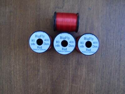 Fly Tying Uni Big Fly Thread- Red- 80yds.
