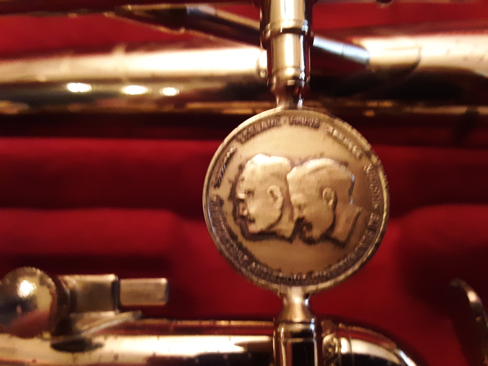 Le Blanc 770 Paris, France Conrad Gozzo Autographed Trumpet Gold and Pearl