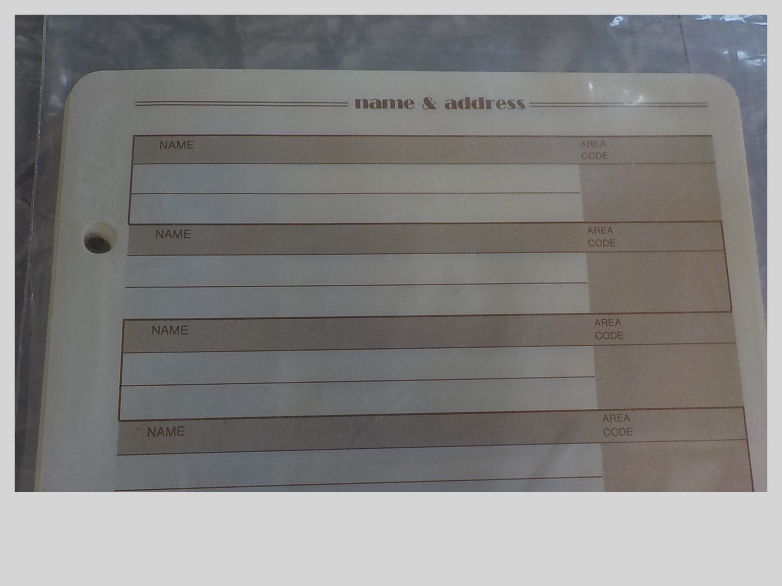 Loose-leaf Phone And Address Refills 8