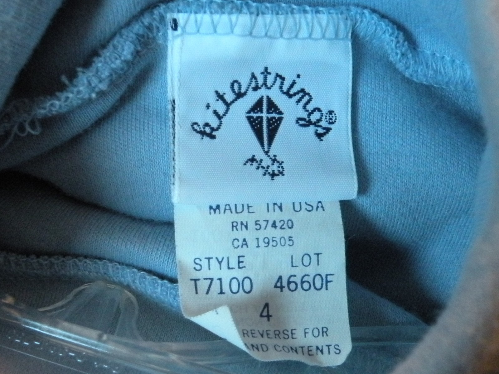 Boy's KITESTRINGS LS Grey/Blue Plaid Sweater/Turtleneck size 4 Christmas Winter