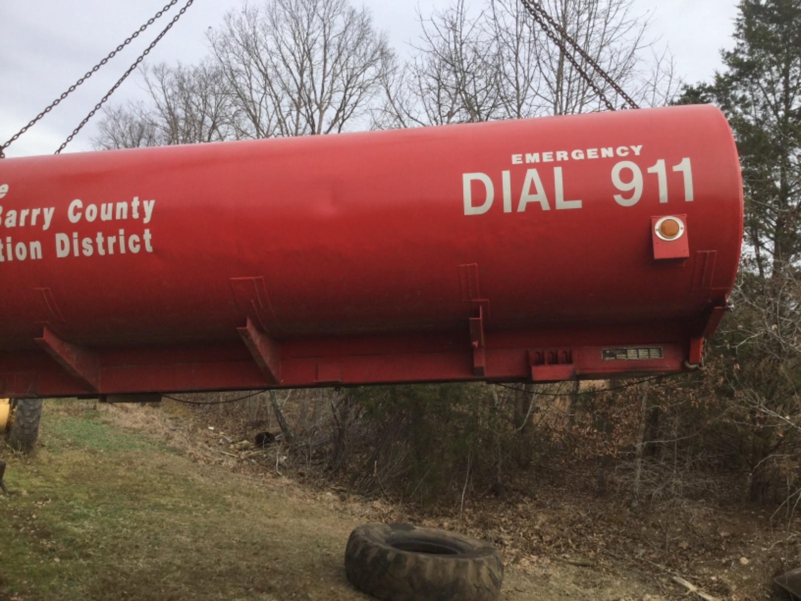 2500 gallon stainless steel tank