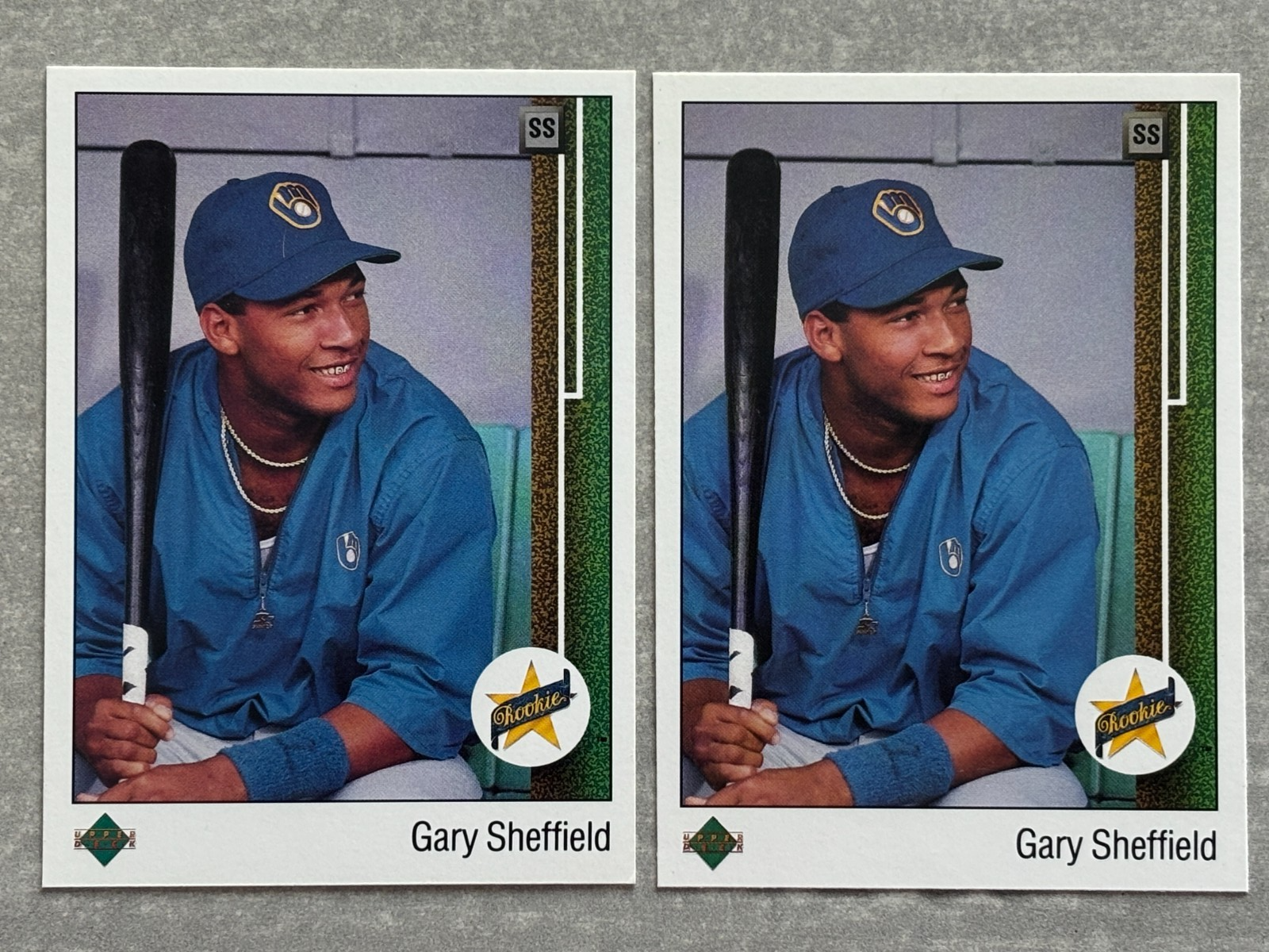 2) 1989 Upper Deck GARY SHEFFIELD 
