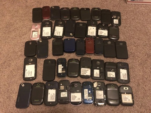 *LOT OF 43* Smartphones/Cell Phones Pantech Slider/Bar/Flip *UNTESTED* PANTECH