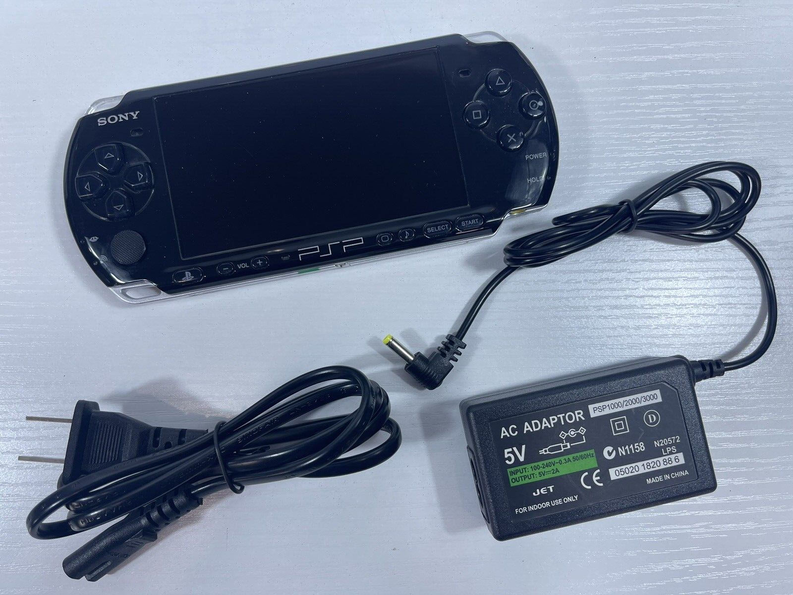 Refurbished Sony PSP 3000 Black PlayStation Portable 4GB