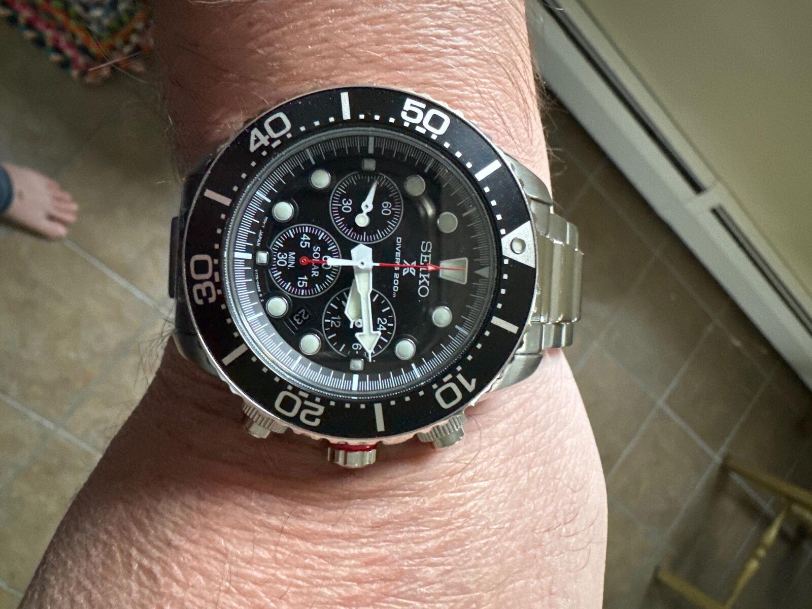 SEIKO ProspeX SSC015P1 Solar Chronograph Stainless Watch SEIKO ProspeX SSC015P1 Solar Chronograph Stainless Watch