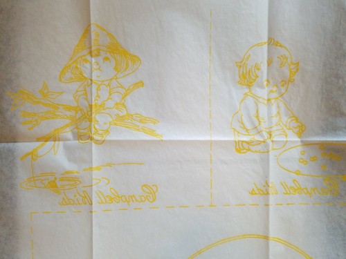 Sewing Transfer Pattern 4102 Vtg Campbell Soup Kids Vogart Embroidery Painting