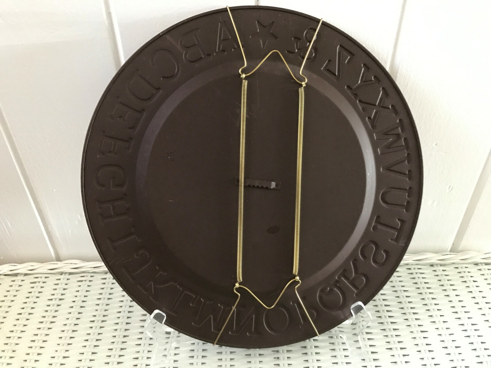 Primitive Style Americana Saltbox House Metal Wall Plate