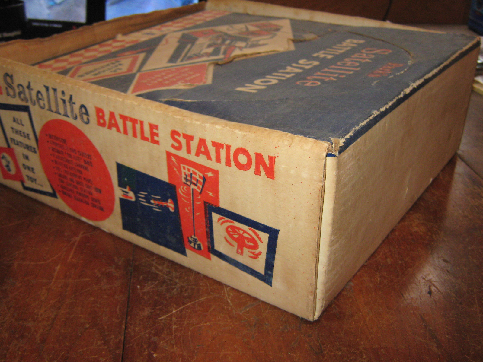 Satellite Battle Station 1958 firing range Liitle Sputnik Parks Plastic USA toy