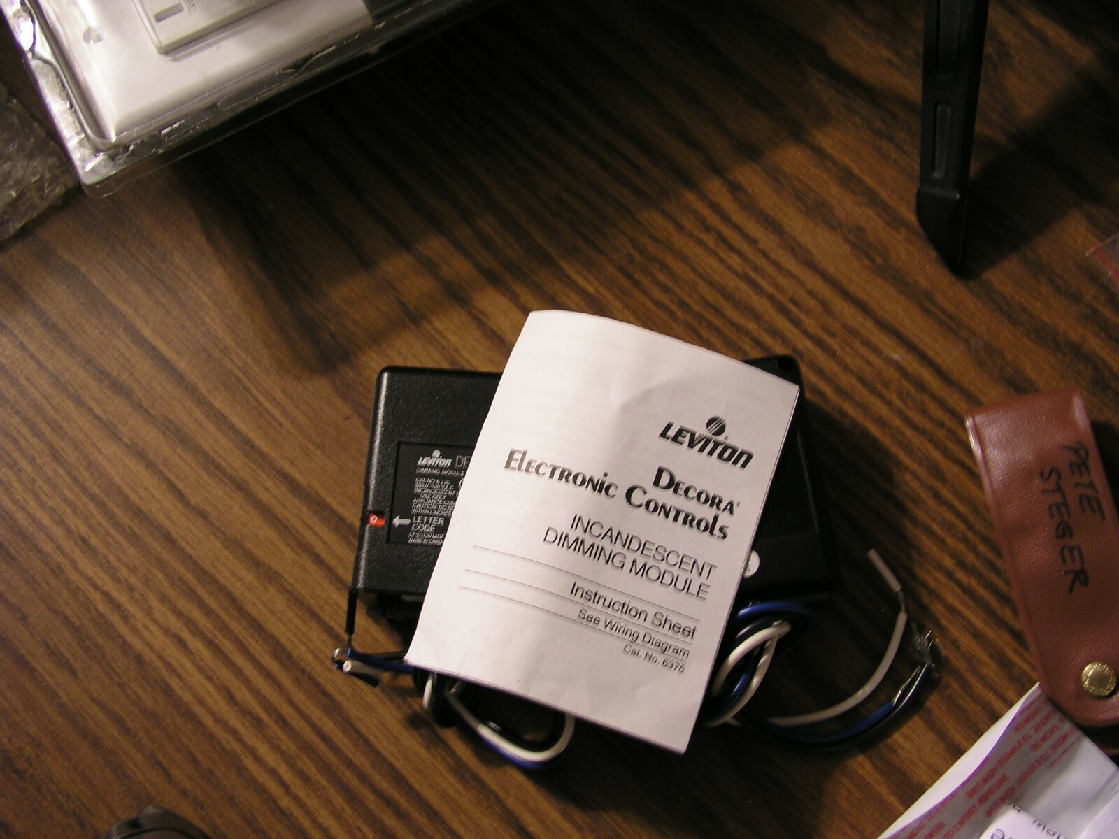 Leviton Decora DEC Appliance Control Dimming Module Cat. No 6376 NEW