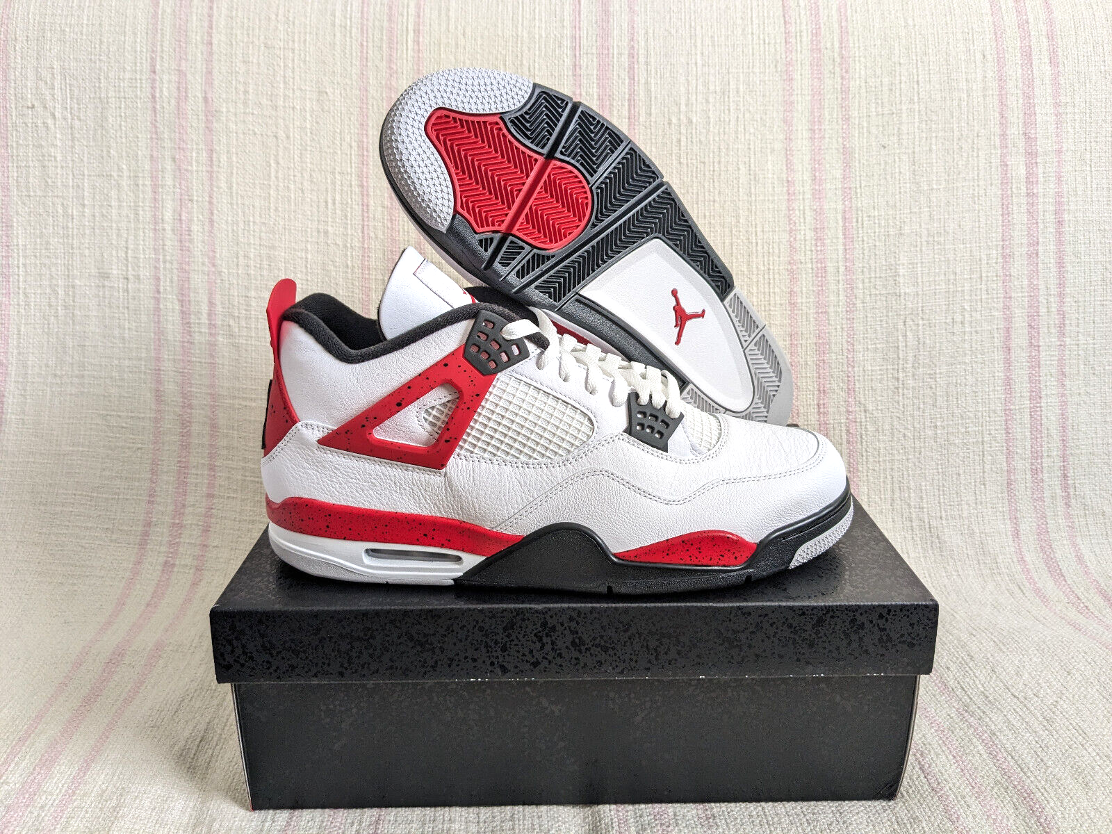 シューズ(男性用) AIR JORDAN 4 RETRO Red Cement 🔶2023 NIKE AIR JORDAN 4 RETRO OG US 13 RED CEMENT DH6927