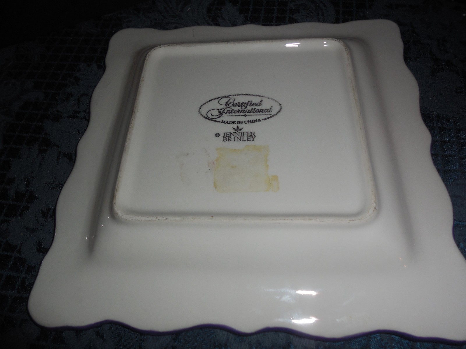 CERTIFIED INTERNATIONAL SERVING PLATE *SPA GIRL*    EUC