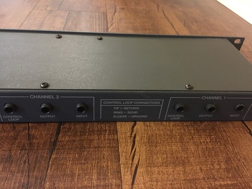 Symetrix 525, Dual Gated Compressor Limiter, Vintage Rack