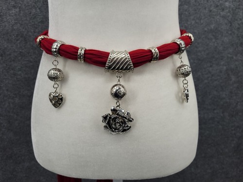 小物 S heart belt THEREDTHREAD THEREDTHREAD / ザレッドスレッド】S heart belt